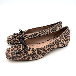 Cole Haan Bethany Ballerina Flats Women's Light Leopard Size US7B EU37.5